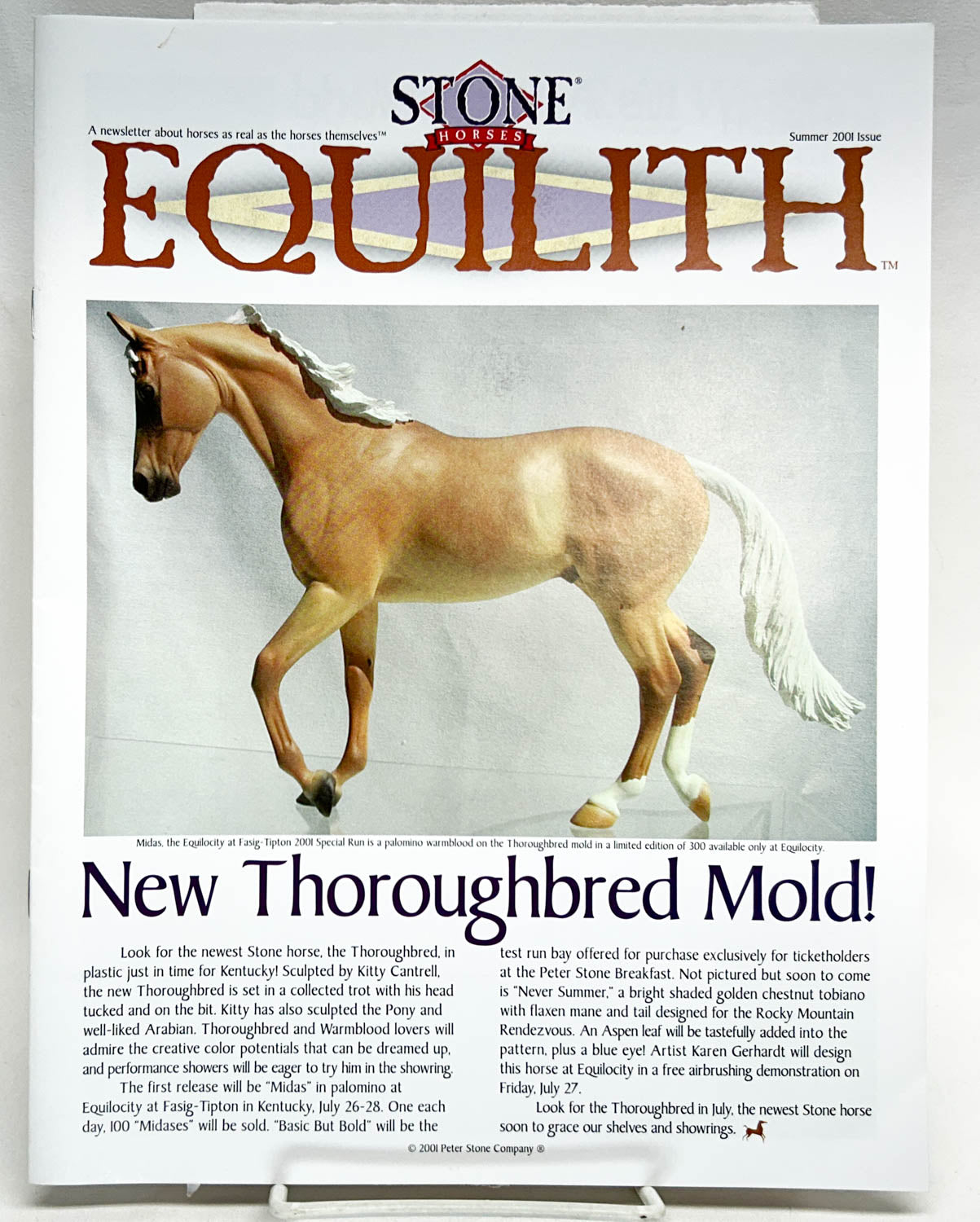 Stone Equilith, Summer 2001 + Fall Releases Sheet