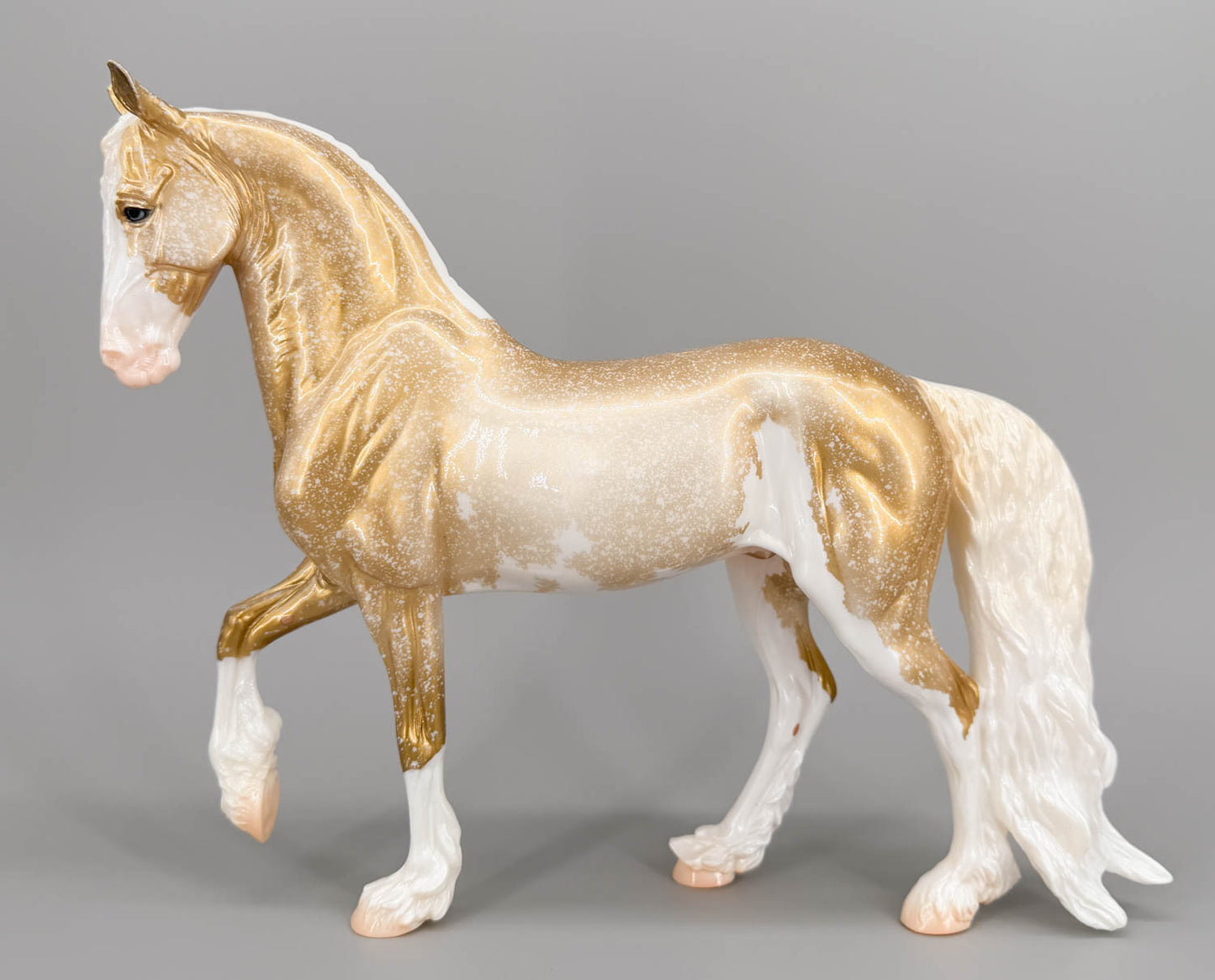 Friesian Sporthorse ~ Scandi Surprise - Gold Filigree Pinto - BreyerFest 2026 SR
