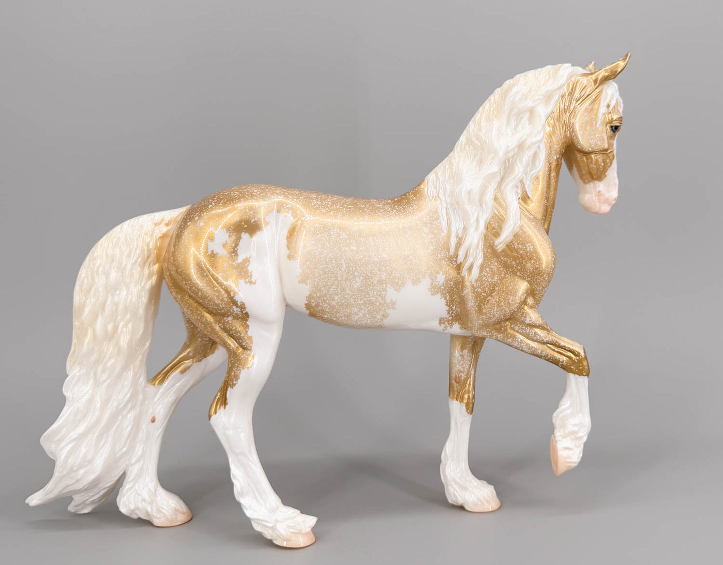 Friesian Sporthorse ~ Scandi Surprise - Gold Filigree Pinto - BreyerFest 2026 SR