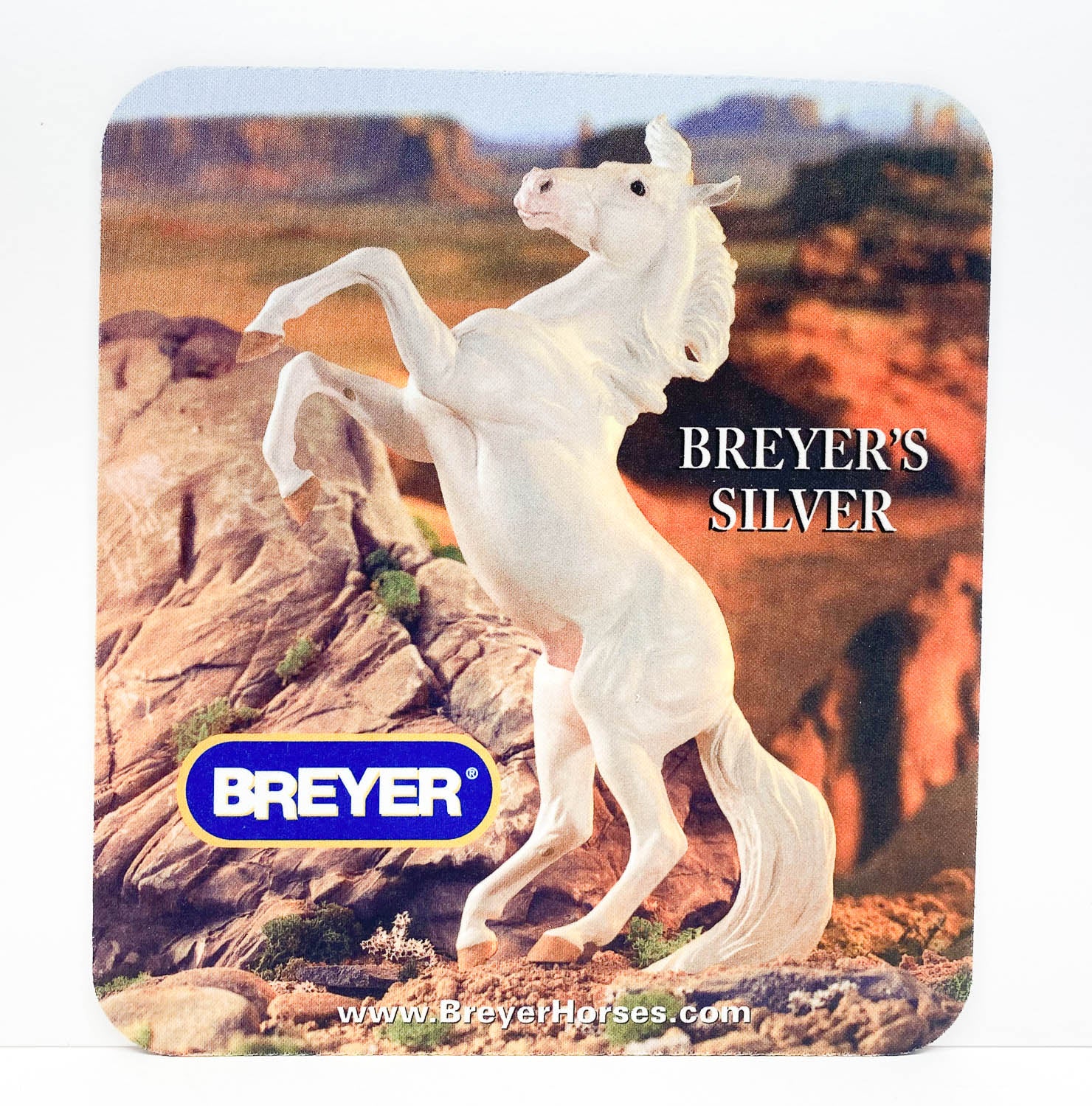 Breyer Mouse Pad ~ Silver