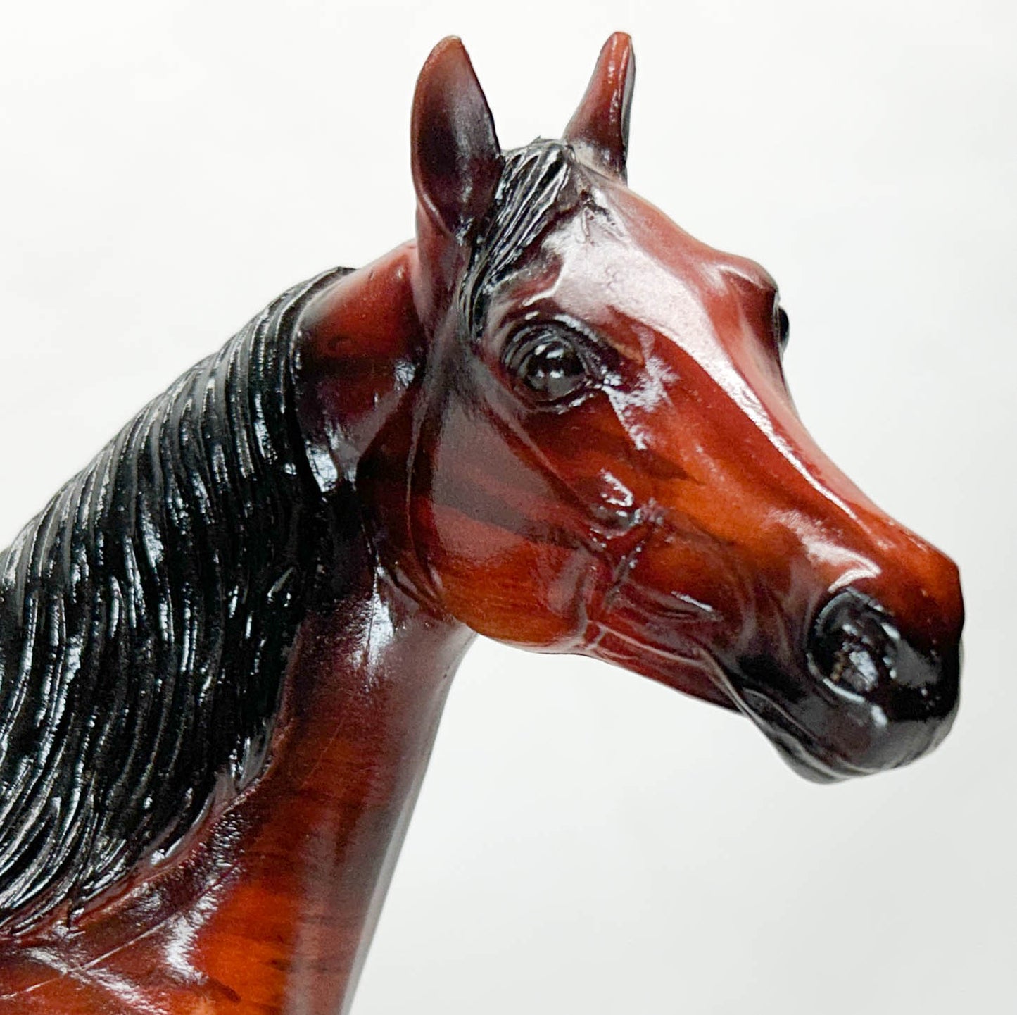 Ideal Stock Horse ~ Woody - Woodgrain (Long mane and tail version)