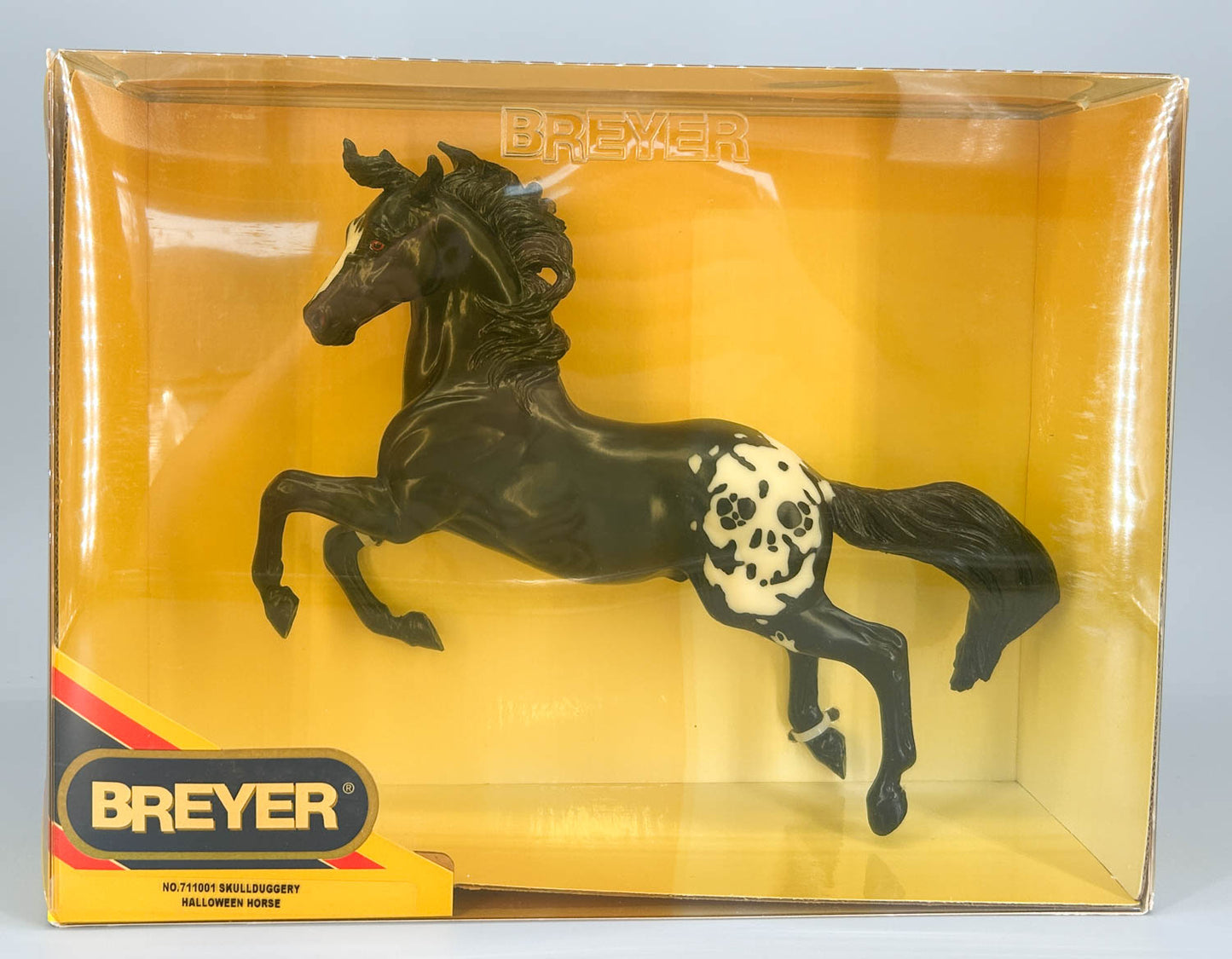 2001 Halloween Horse - Silver ~ Skullduggery - 1st in the Series