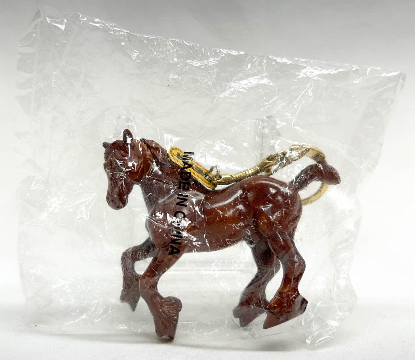 Clydesdale Key Chain, Woodgrain - BreyerFest 1999 SR