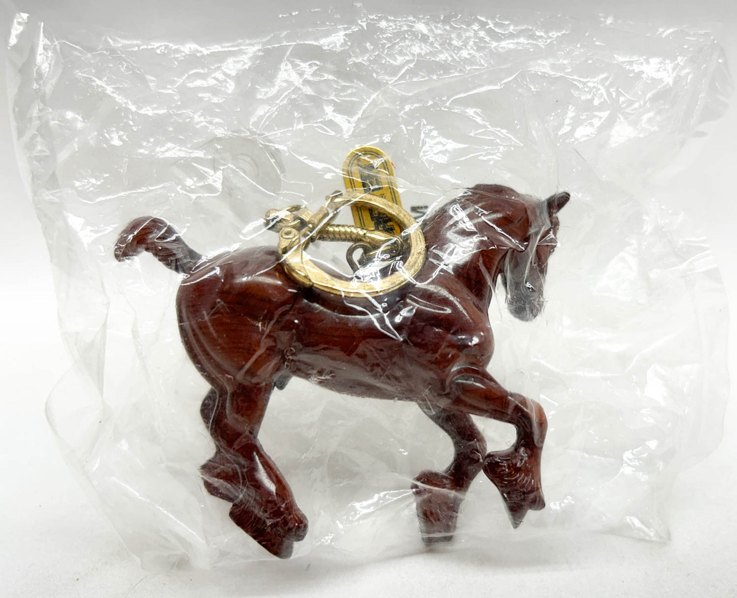 Clydesdale Key Chain, Woodgrain - BreyerFest 1999 SR