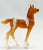Standing Foal, Chestnut Pinto - JC Penney SR - VARIATION