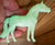 Standing Warmblood, GLOW IN THE DARK Whiteware