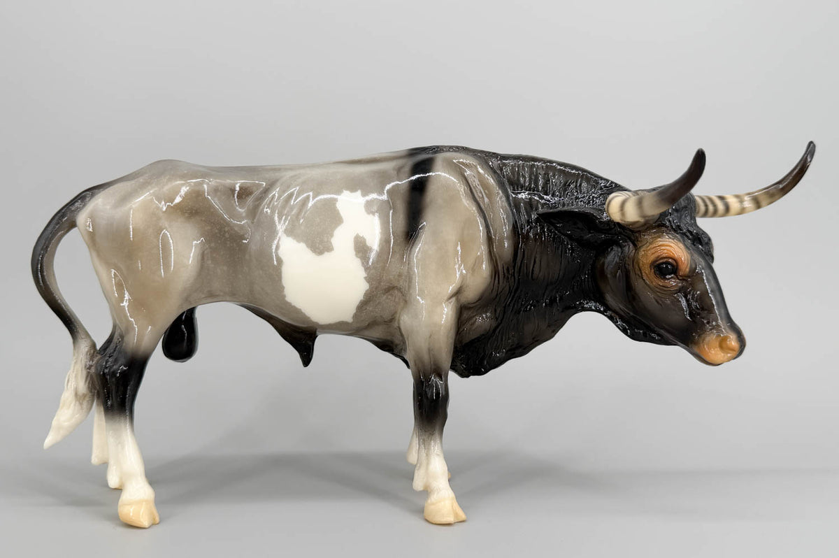 Texas Longhorn Bull ~ Mesquite - Breyerfest 2001 SR