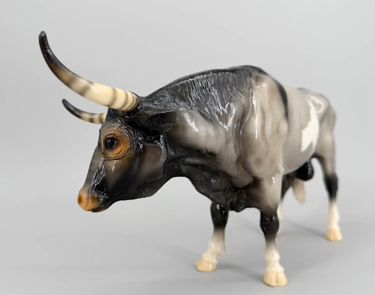 Texas Longhorn Bull ~ Mesquite - Breyerfest 2001 SR