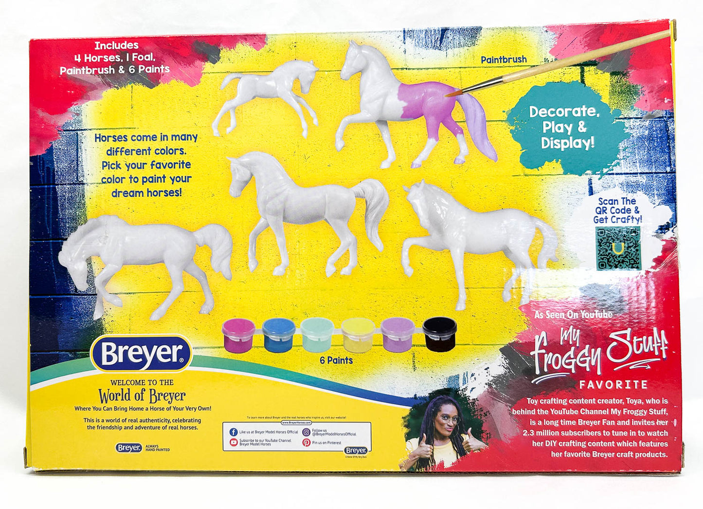 Fantasy Horses Paint 'n' Play Set with Paints