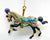 2003 Carousel Ornament ~ Great Horse In Armor - Porcelain