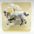 2003 Carousel Ornament ~ Great Horse In Armor - Porcelain