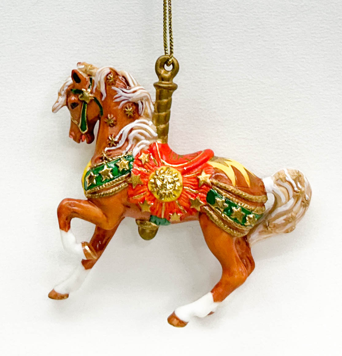 2001 Holiday Carousel Ornament - Sun & Stars Palomino