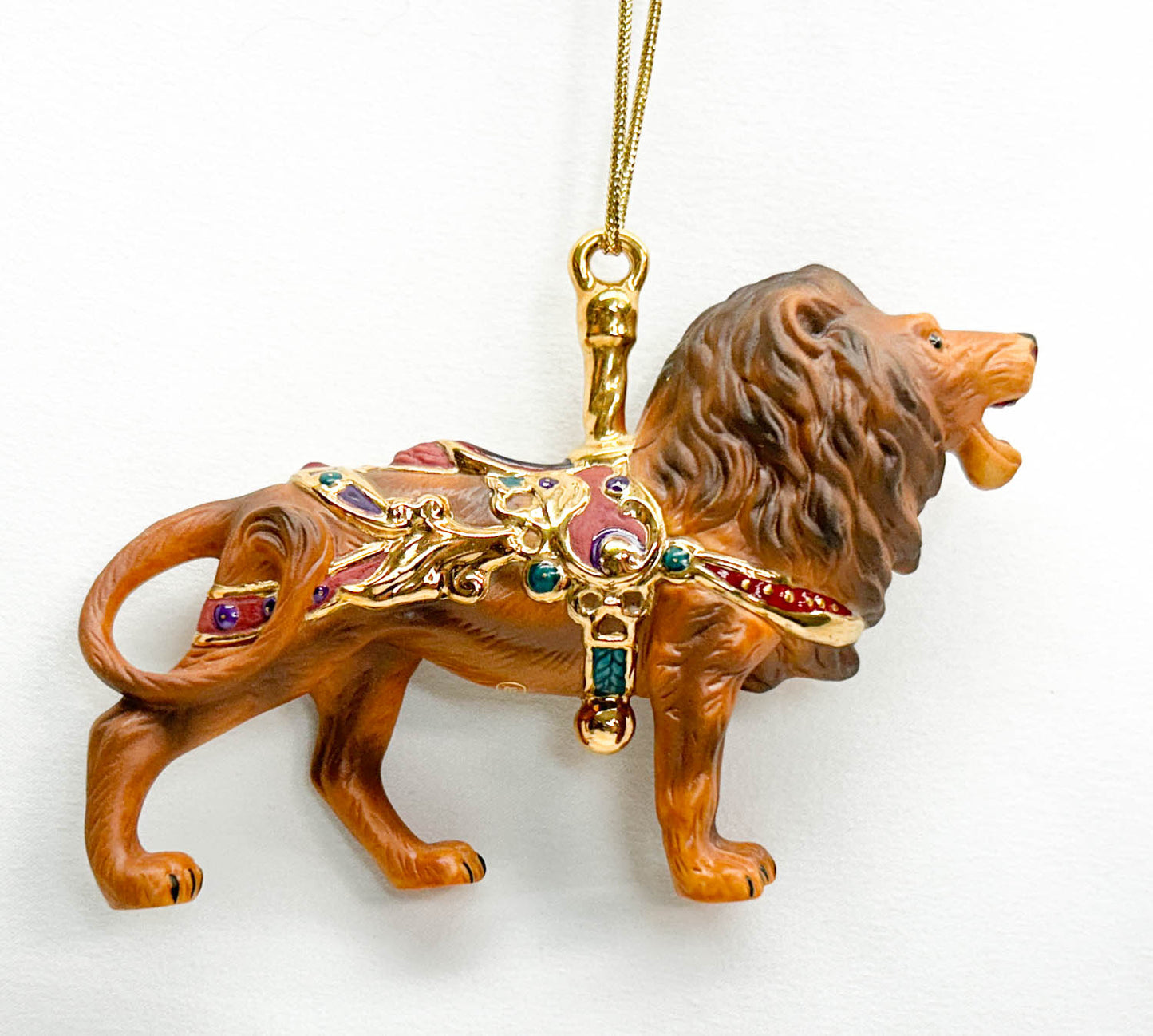 2002 Holiday Carousel Ornament - Lion