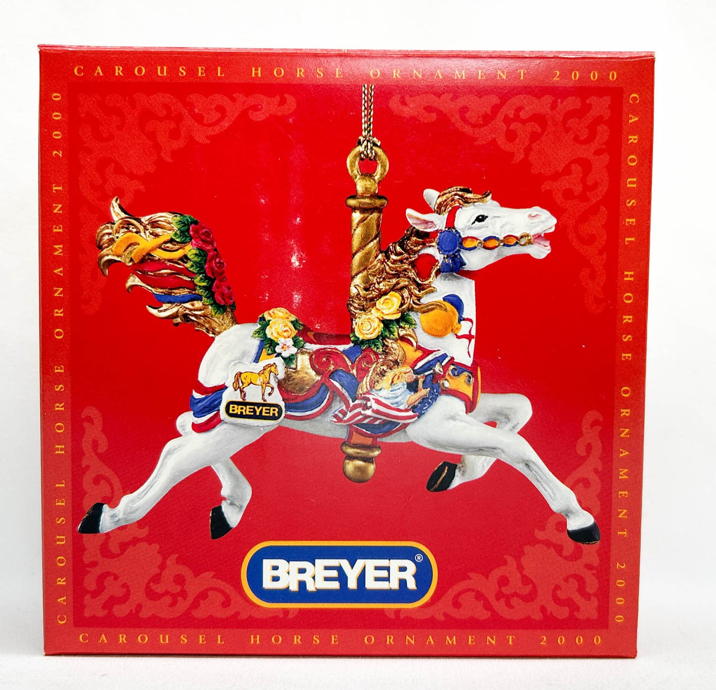 2000 Holiday Carousel Ornament ~ Breyer 50th Anniversary Porcelain