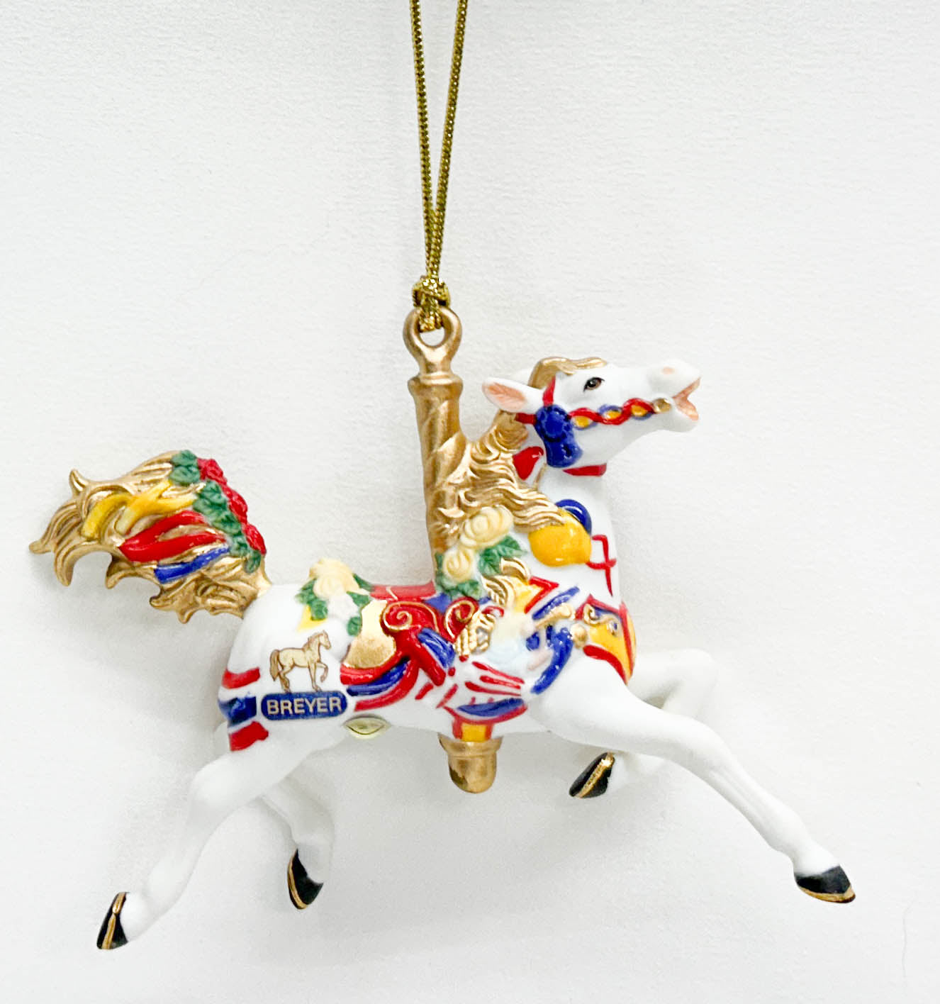 2000 Holiday Carousel Ornament ~ Breyer 50th Anniversary Porcelain