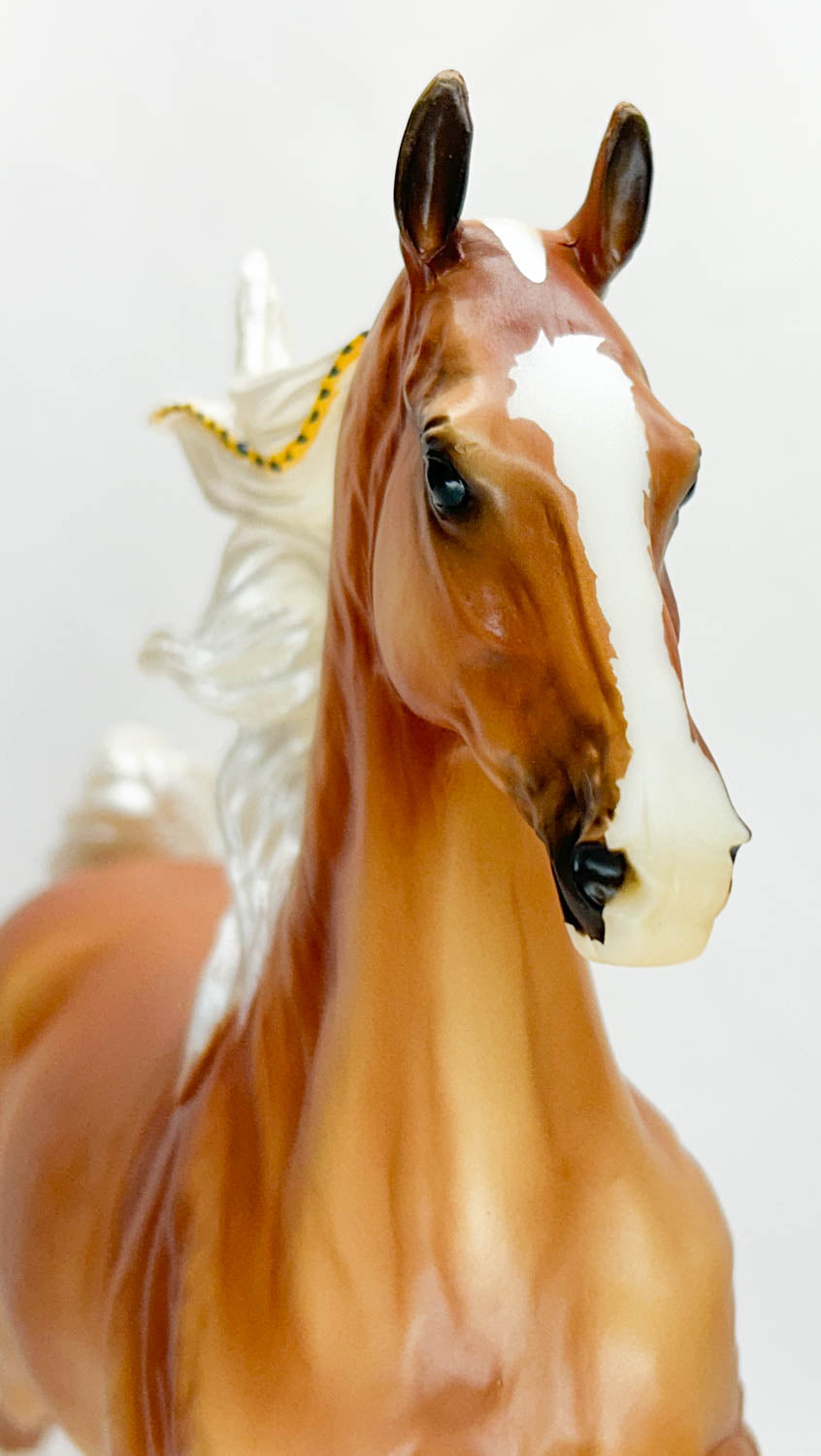 Racking American Saddlebred, Palomino - 70th Anniversary Model