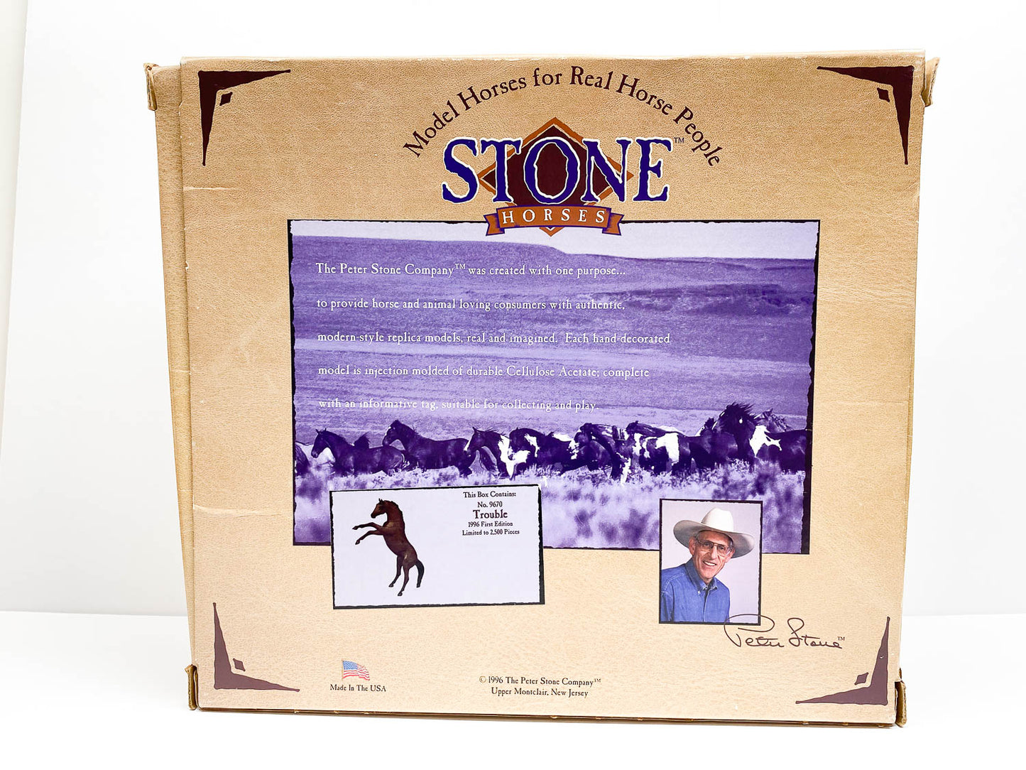 Rearing Horse ~ Trouble, Bronze - 1st Edition w/ COA & Box