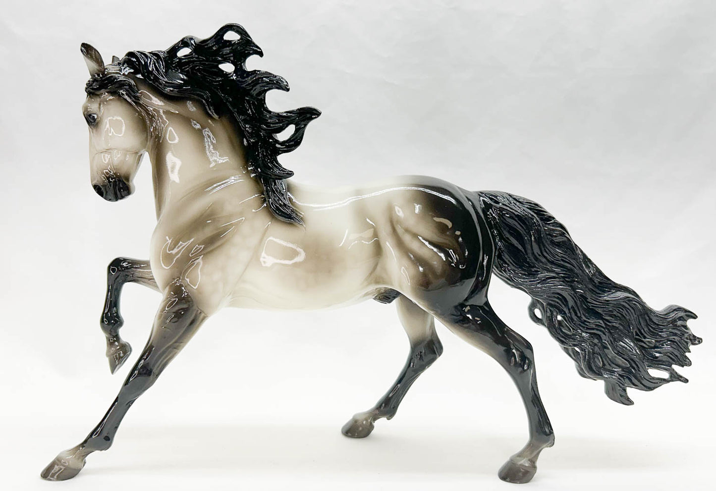 Andalusian Stallion, Dapple Grey - 70th Anniversary GLOSSY Appreciation Model