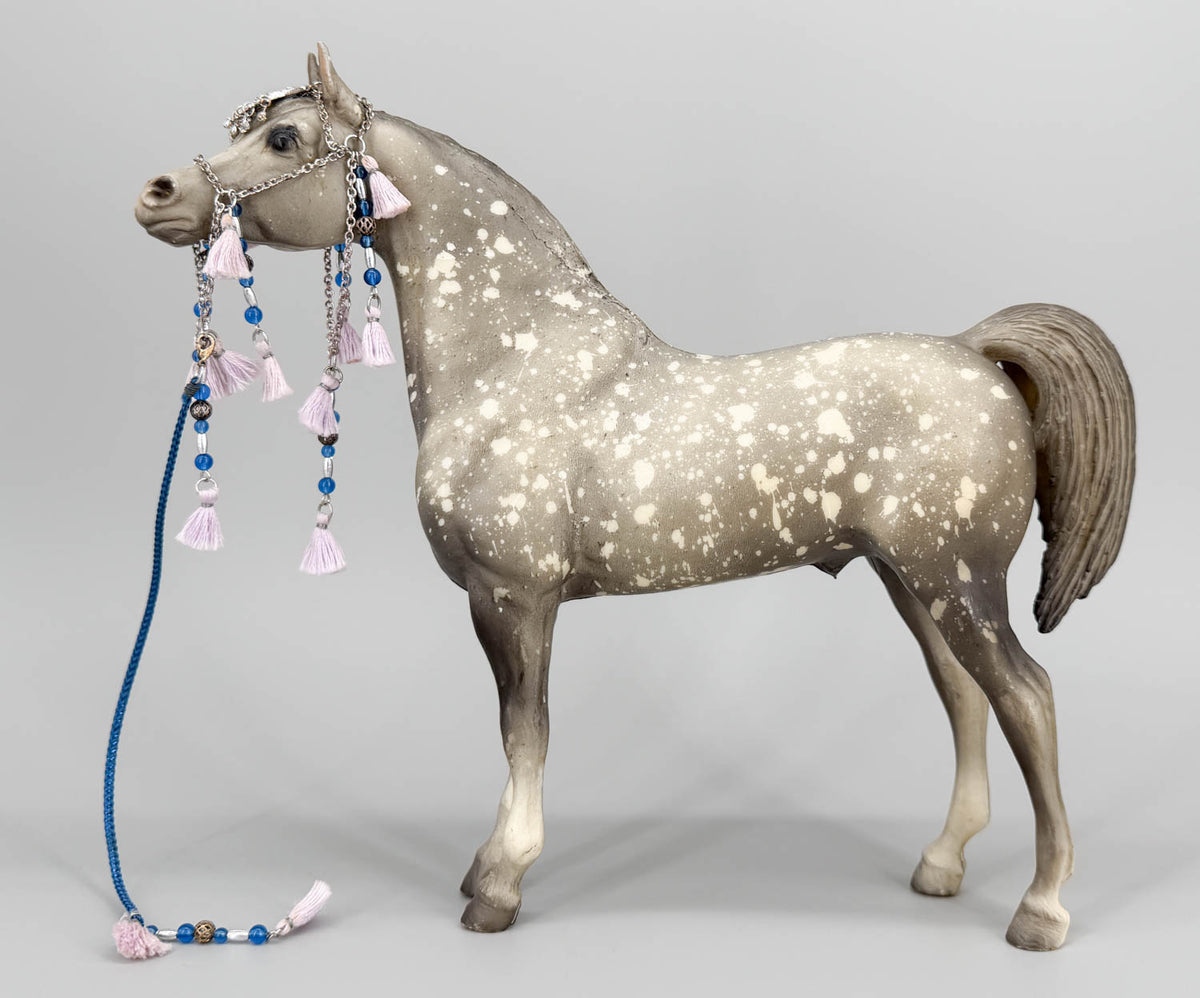 Arabian Halter - Blue, Silver and Lavender