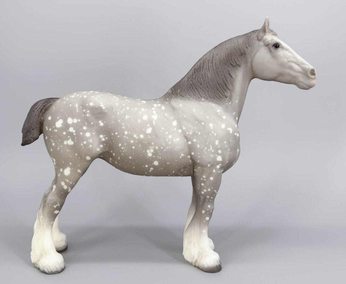 Clydesdale Mare, Dapple Grey - 1987 Mail Order Special Run