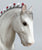 Clydesdale Stallion, Dapple Grey - 1986 Mail Order SR