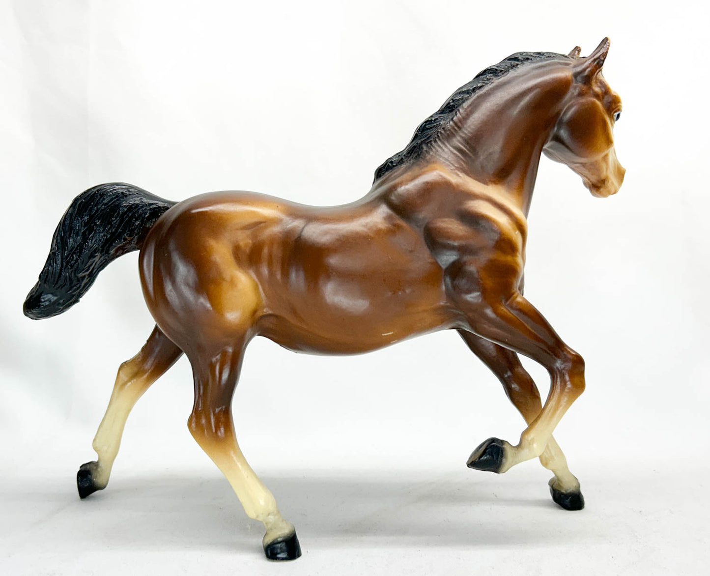 Running Mare, Bay w/ Eye Whites - High Satin/Semigloss Finish