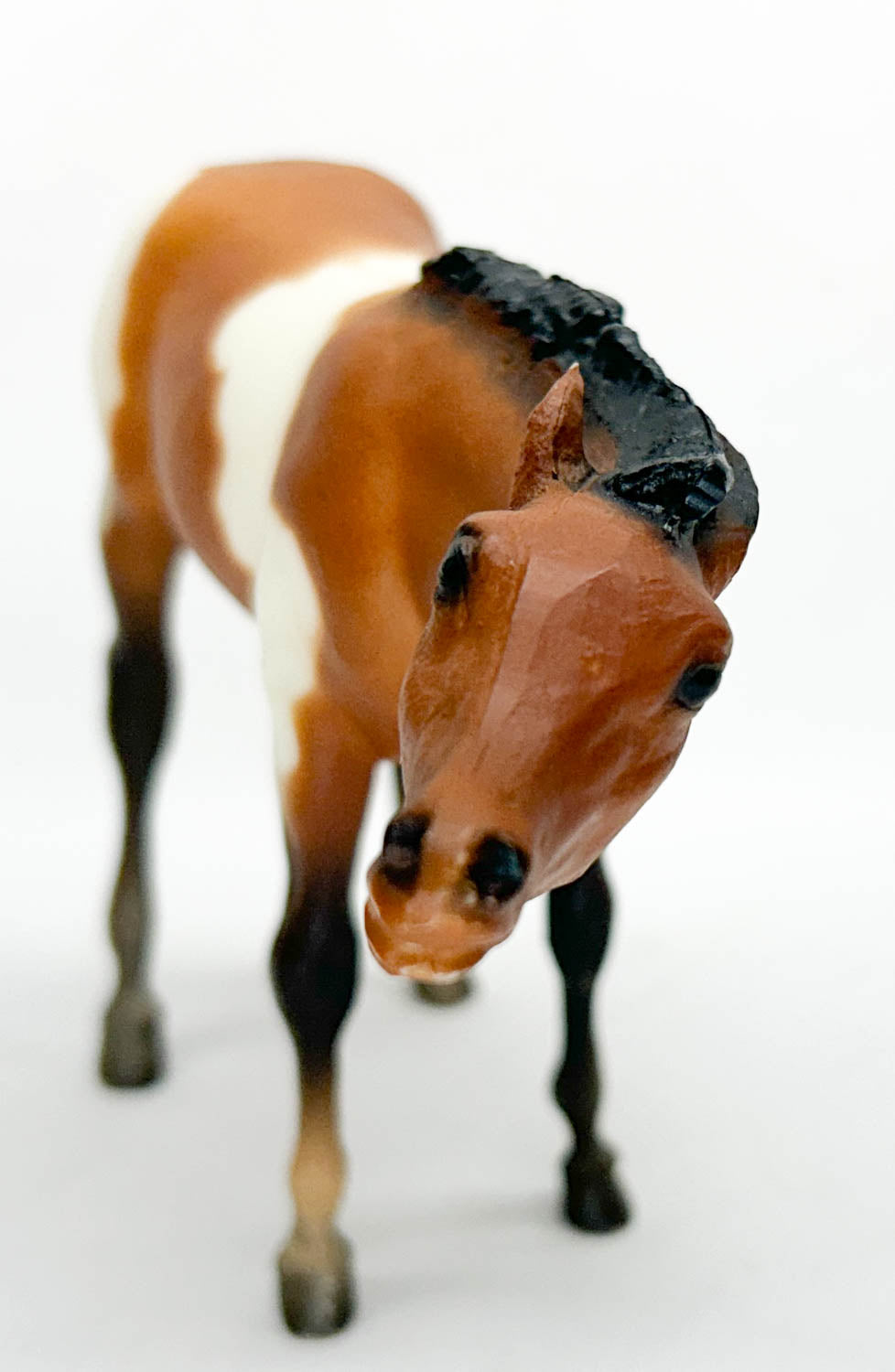 Thoroughbred Mare and Nursing Foal, Bay Pinto - Sears SR w/ Box