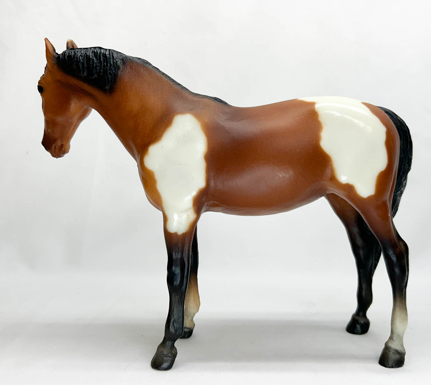 Thoroughbred Mare and Nursing Foal, Bay Pinto - Sears SR w/ Box