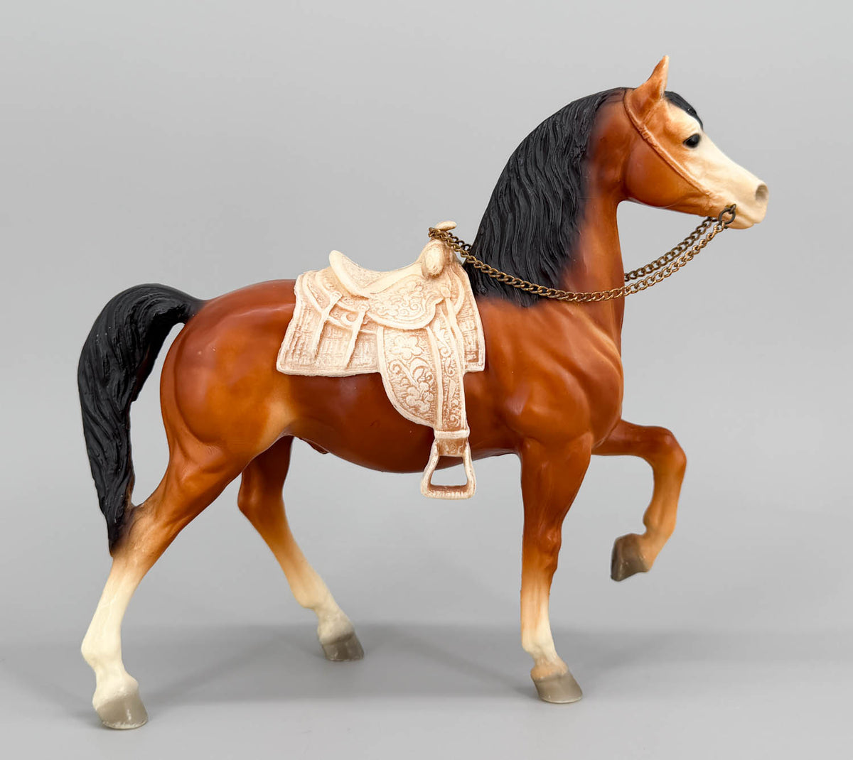 Western Prancing Horse ~ Cheyenne, Bay