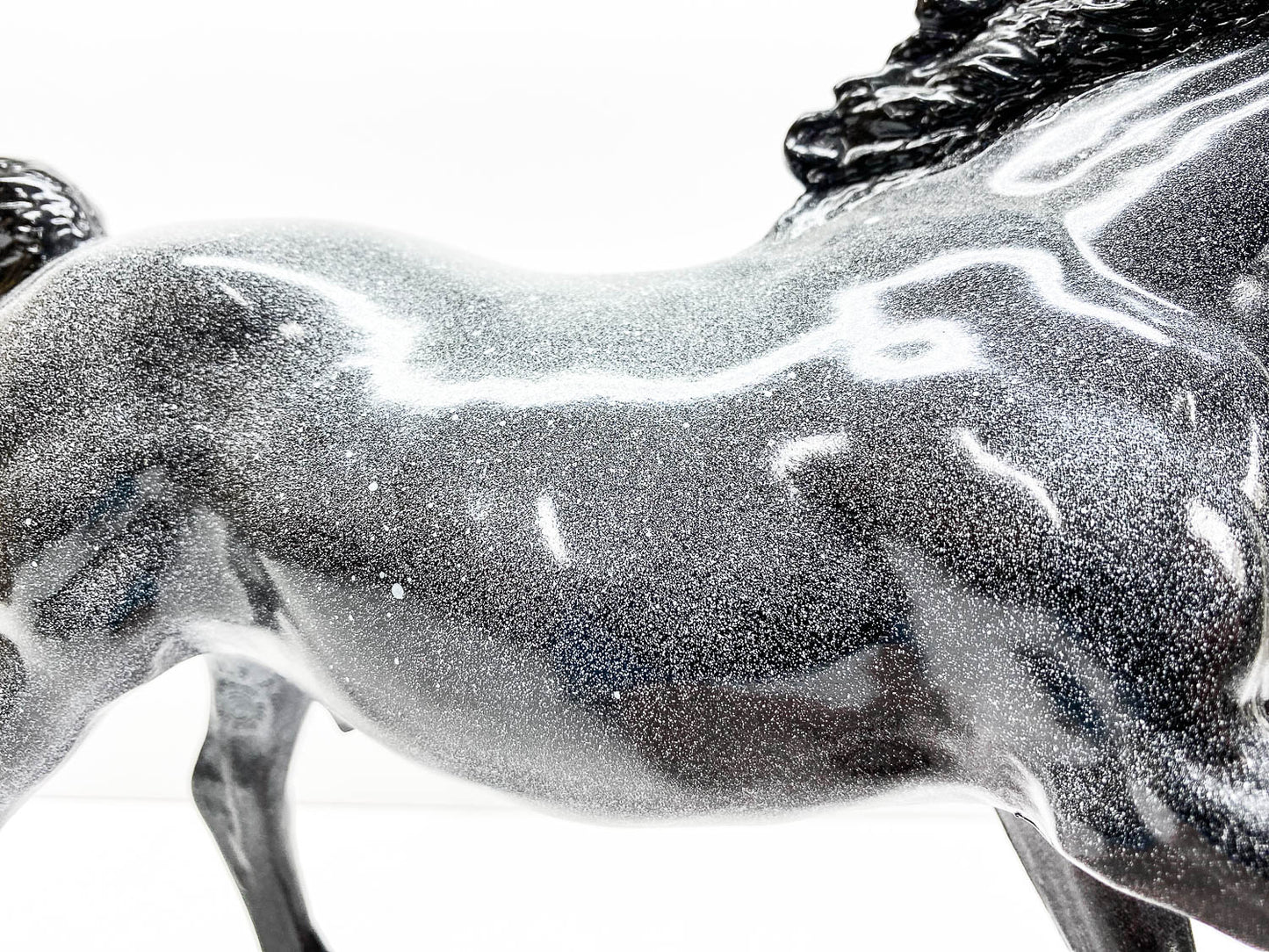Running Stallion, Custom Blue Roan