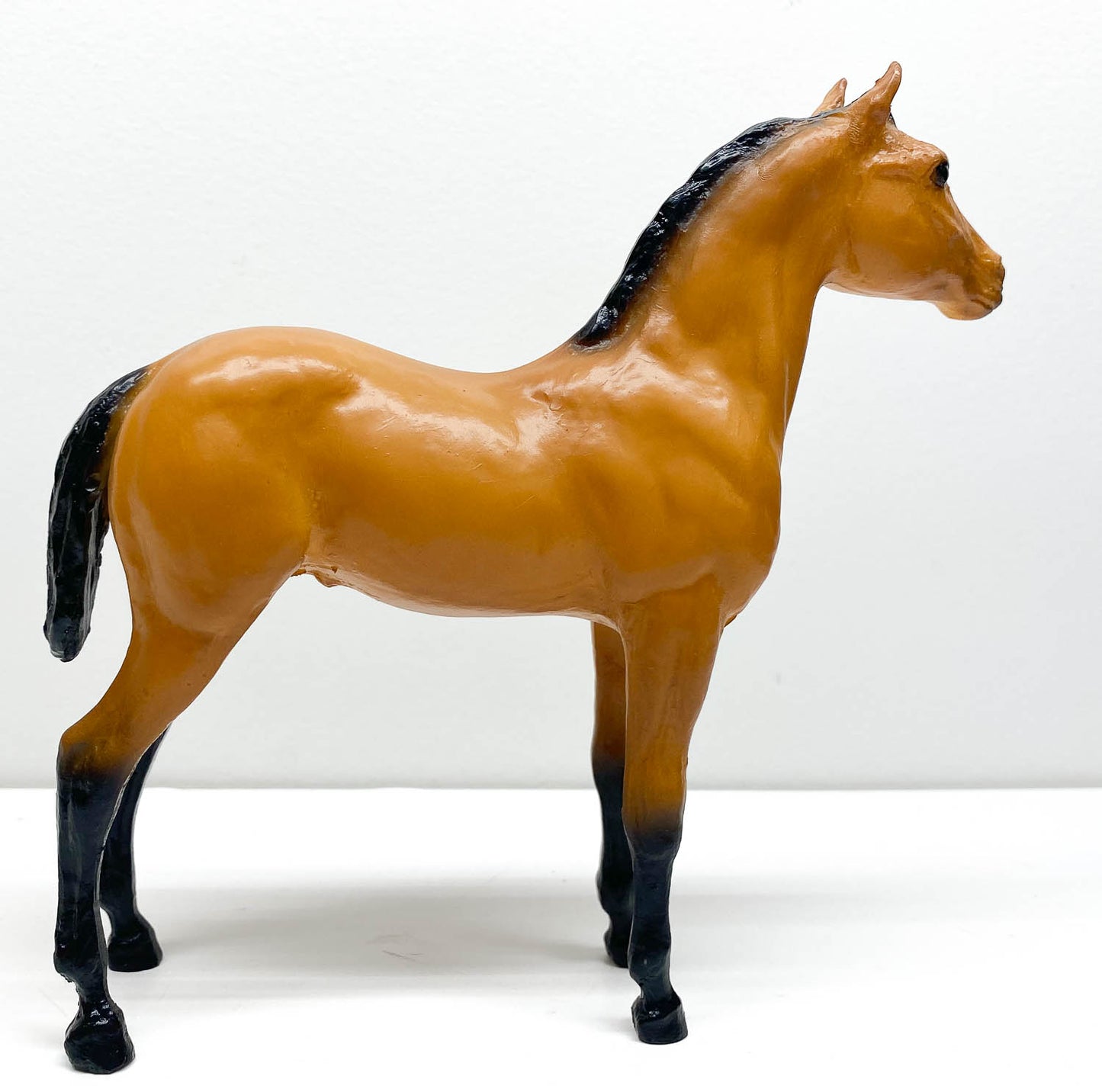 Standing Stock Horse Foal, Buckskin