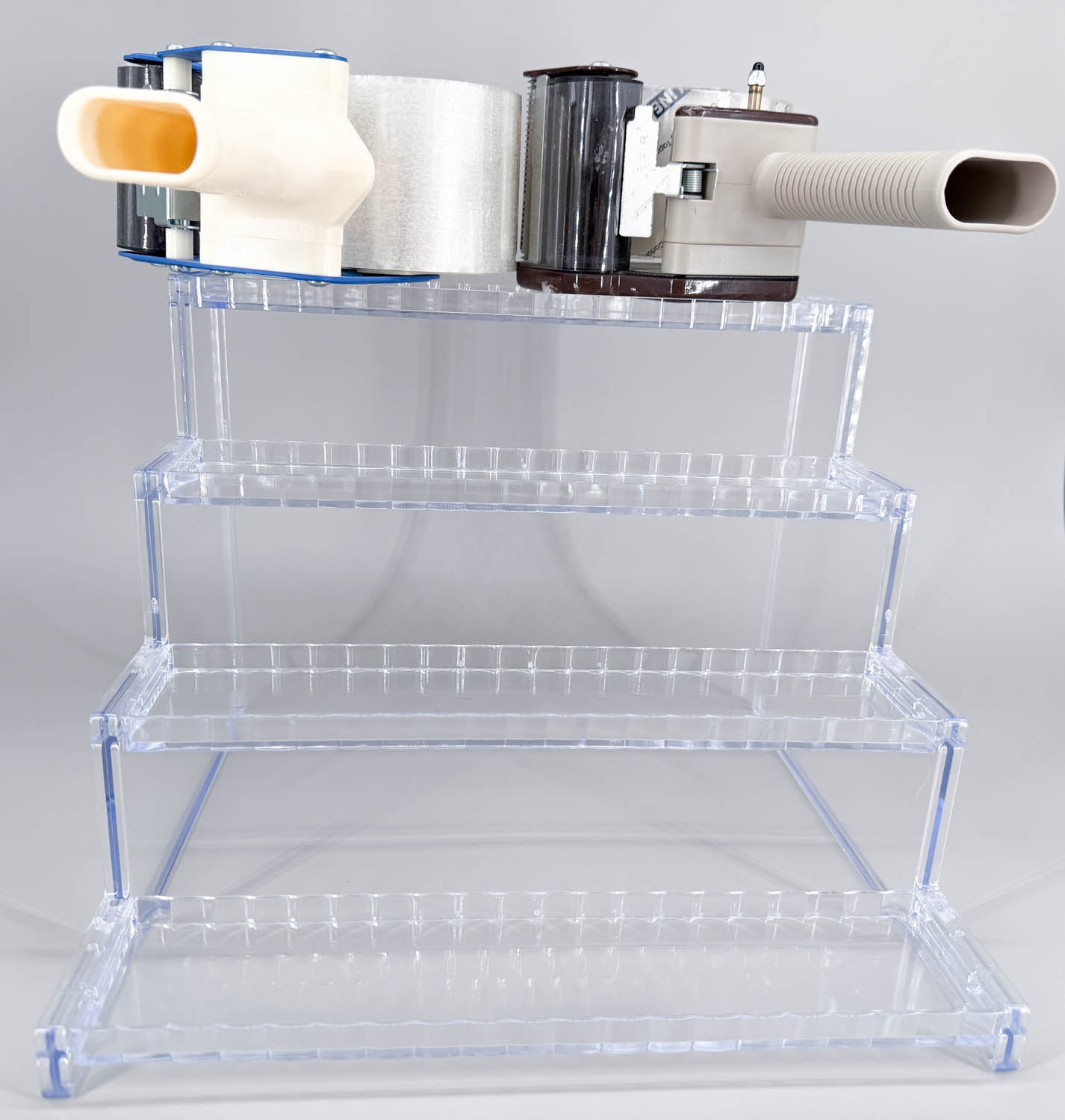 Clear Shelving, Premium 4-Tier for Stablemates, LEGO MiniFigures and more