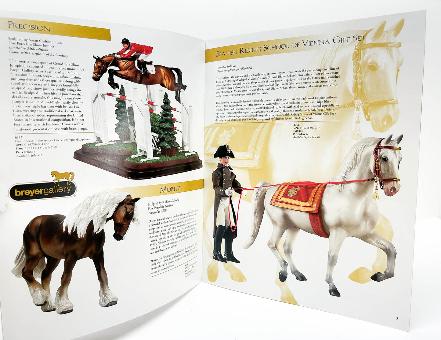 2001 Breyer Dealer Mid-Year Flyer