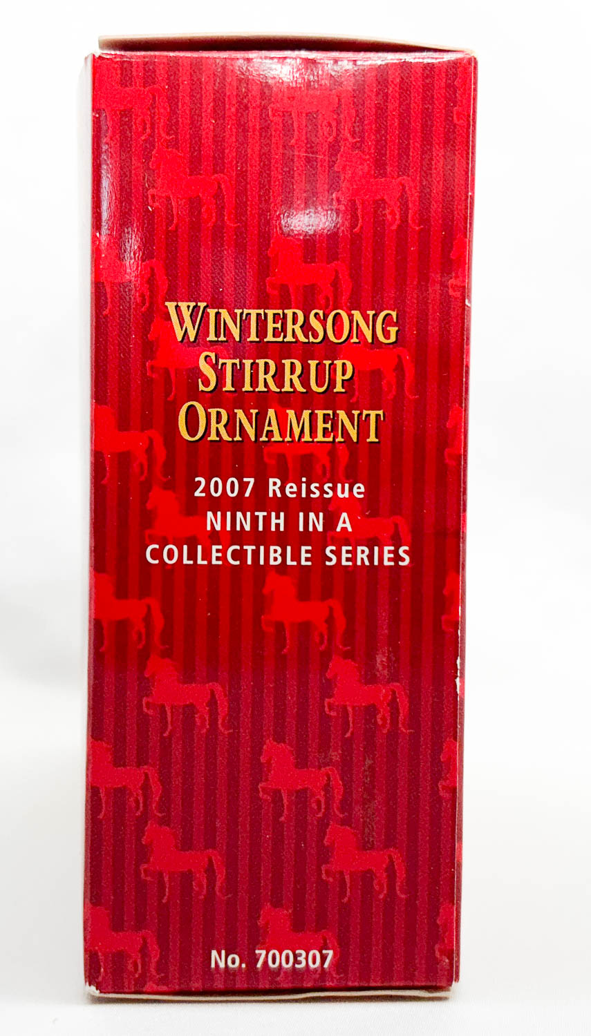 2007 Holiday Stirrup Ornament ~ Wintersong