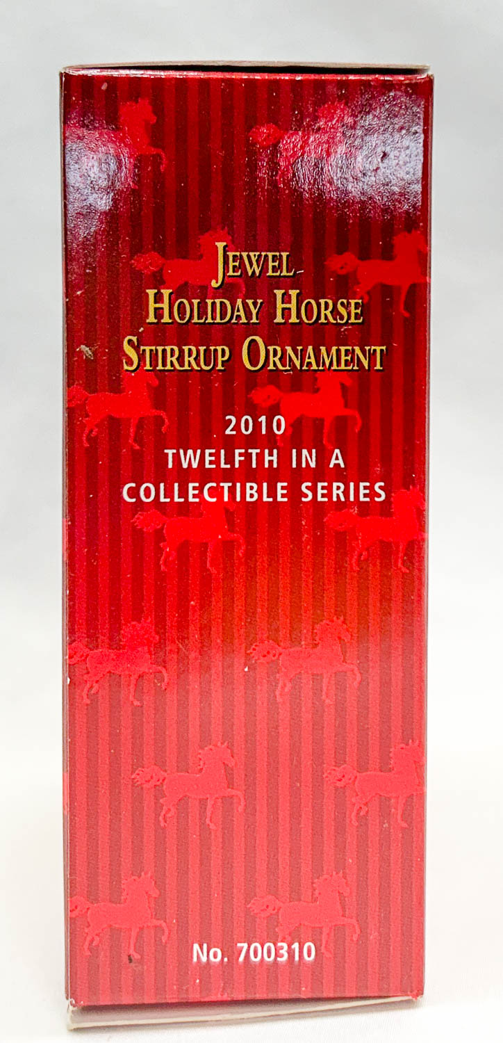 2010 Holiday Stirrup Ornament ~ Jewel