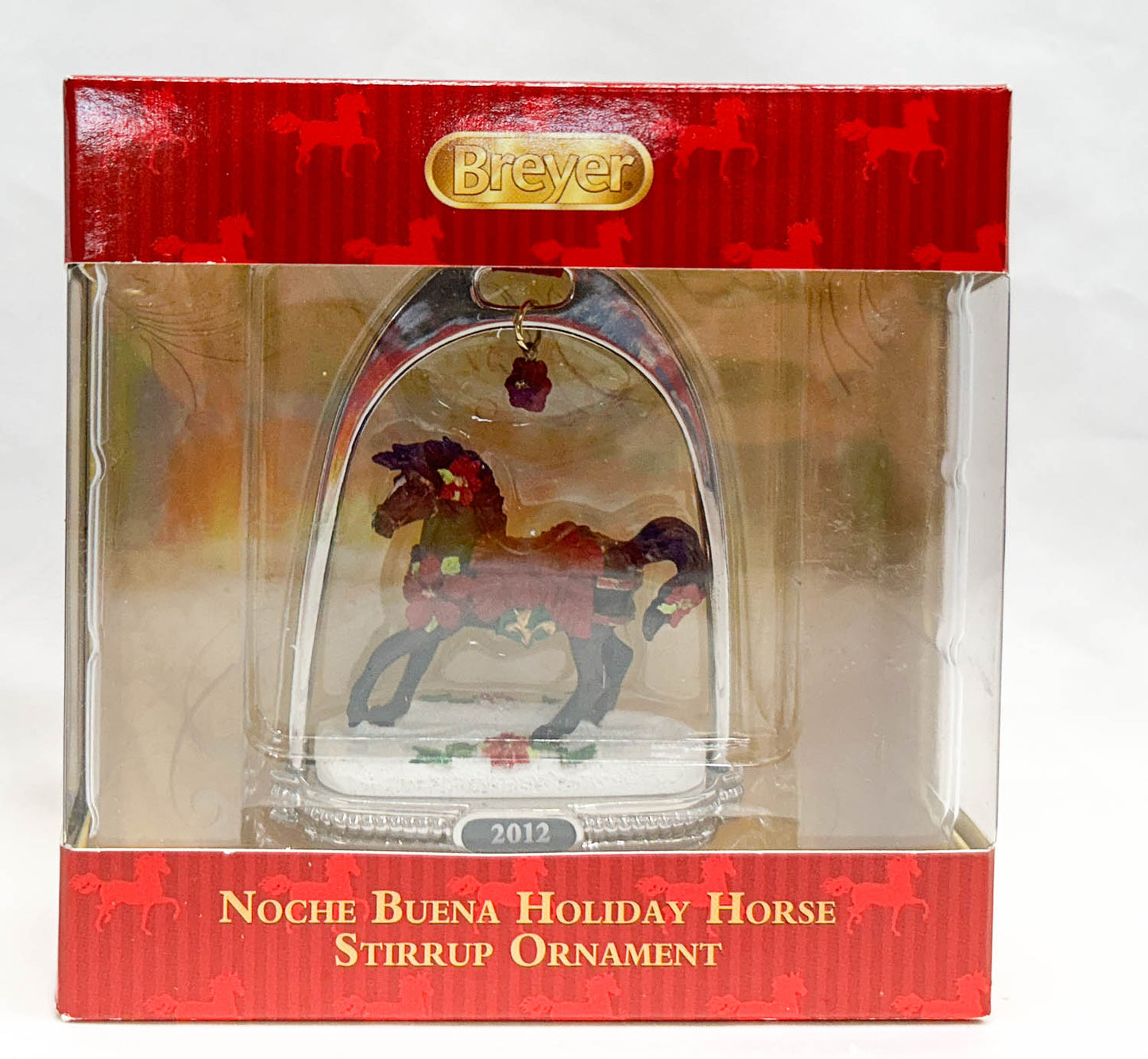 2012 Holiday Stirrup Ornament ~ Noche Buena