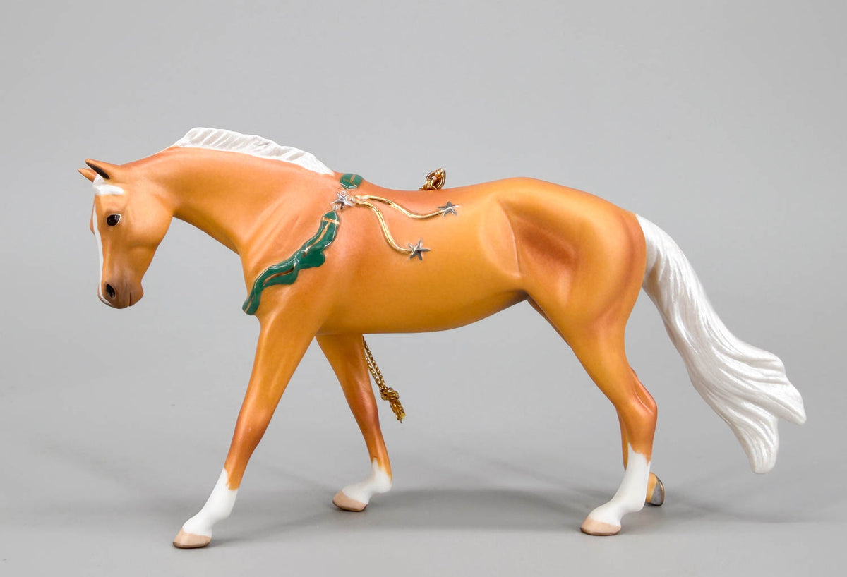 2006 Holiday Beautiful Breeds Christmas Ornament, American Quarter Horse - PORCELAIN