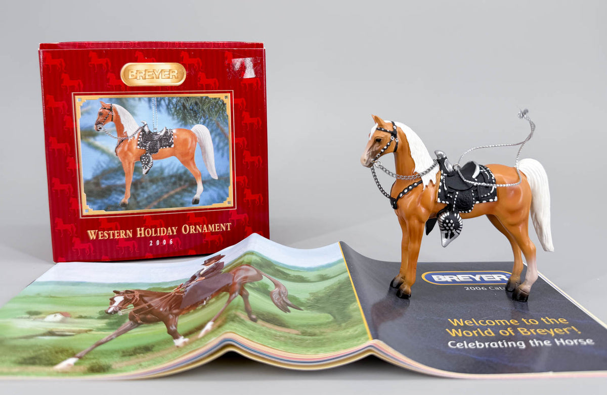 2006 Holiday Retro Western Horse Ornament, Palomino - 1st in the Series