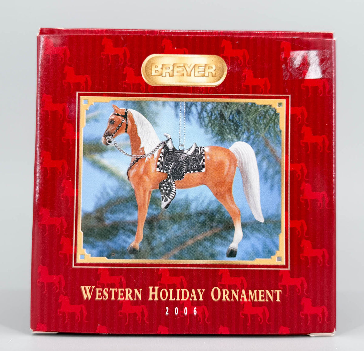 2006 Holiday Retro Western Horse Ornament, Palomino - 1st in the Series