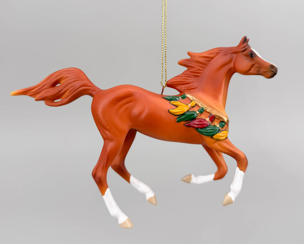 2003 Holiday Beautiful Breeds Ornament ~ Arabian - PORCELAIN - 1st in the Series