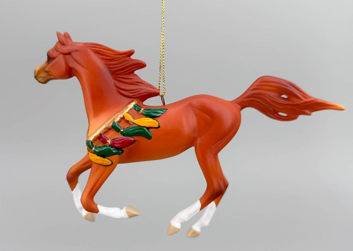2003 Holiday Beautiful Breeds Ornament ~ Arabian - PORCELAIN - 1st in the Series