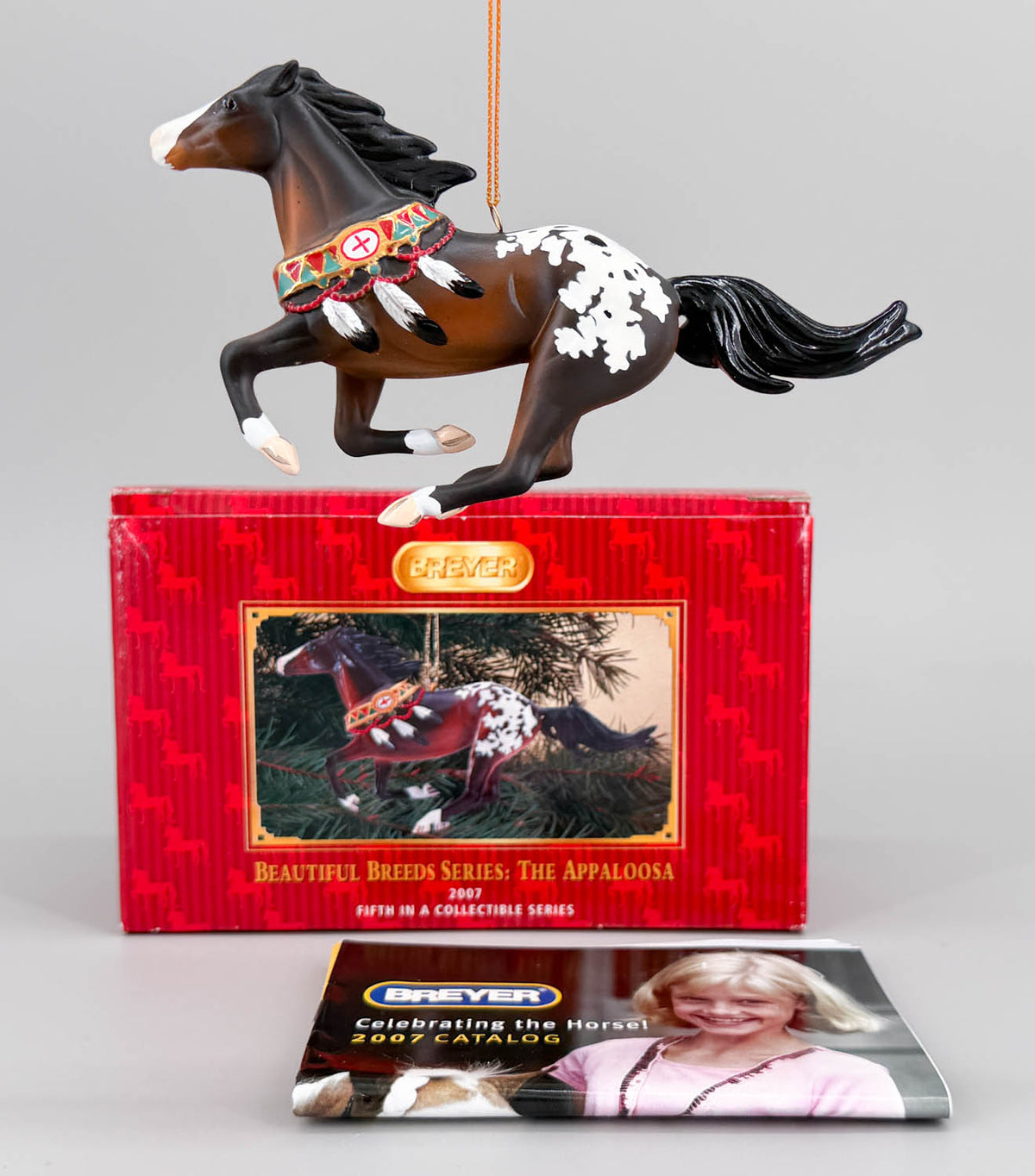 2007 Holiday Beautiful Breeds Christmas Ornament, Appaloosa - PORCELAIN