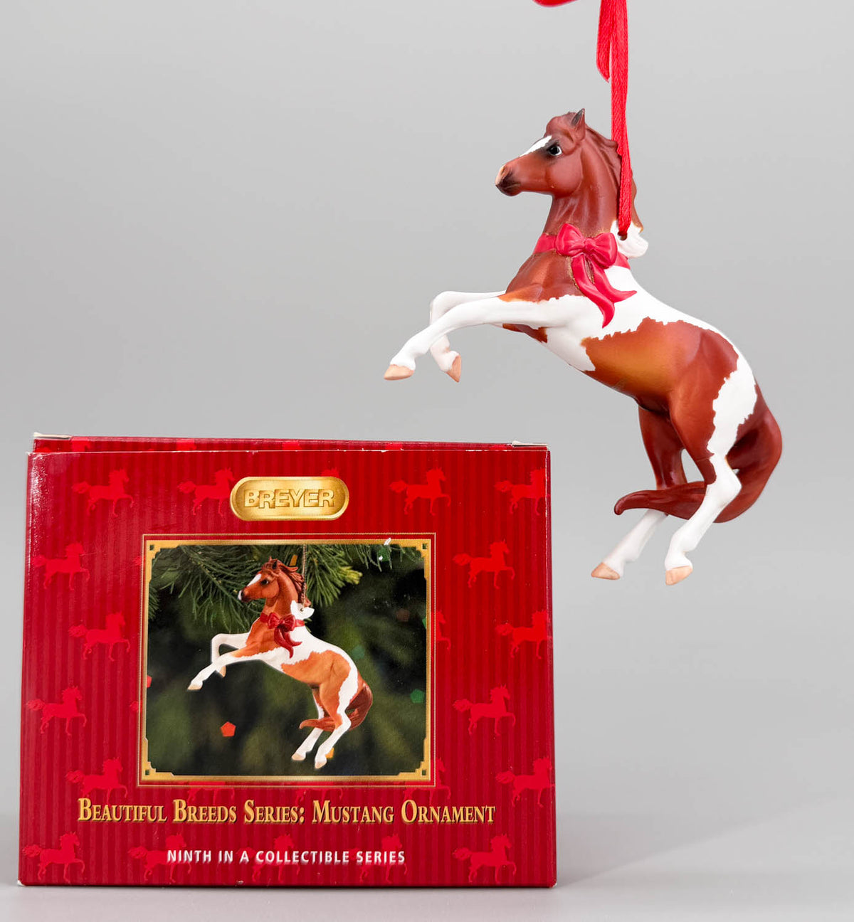 2011 Holiday Beautiful Breeds Christmas Ornament, Mustang - PORCELAIN