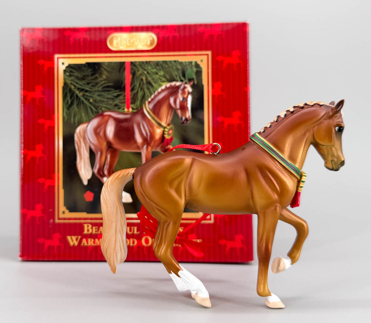 2013 Holiday Beautiful Breeds Christmas Ornament, Warmblood - PORCELAIN