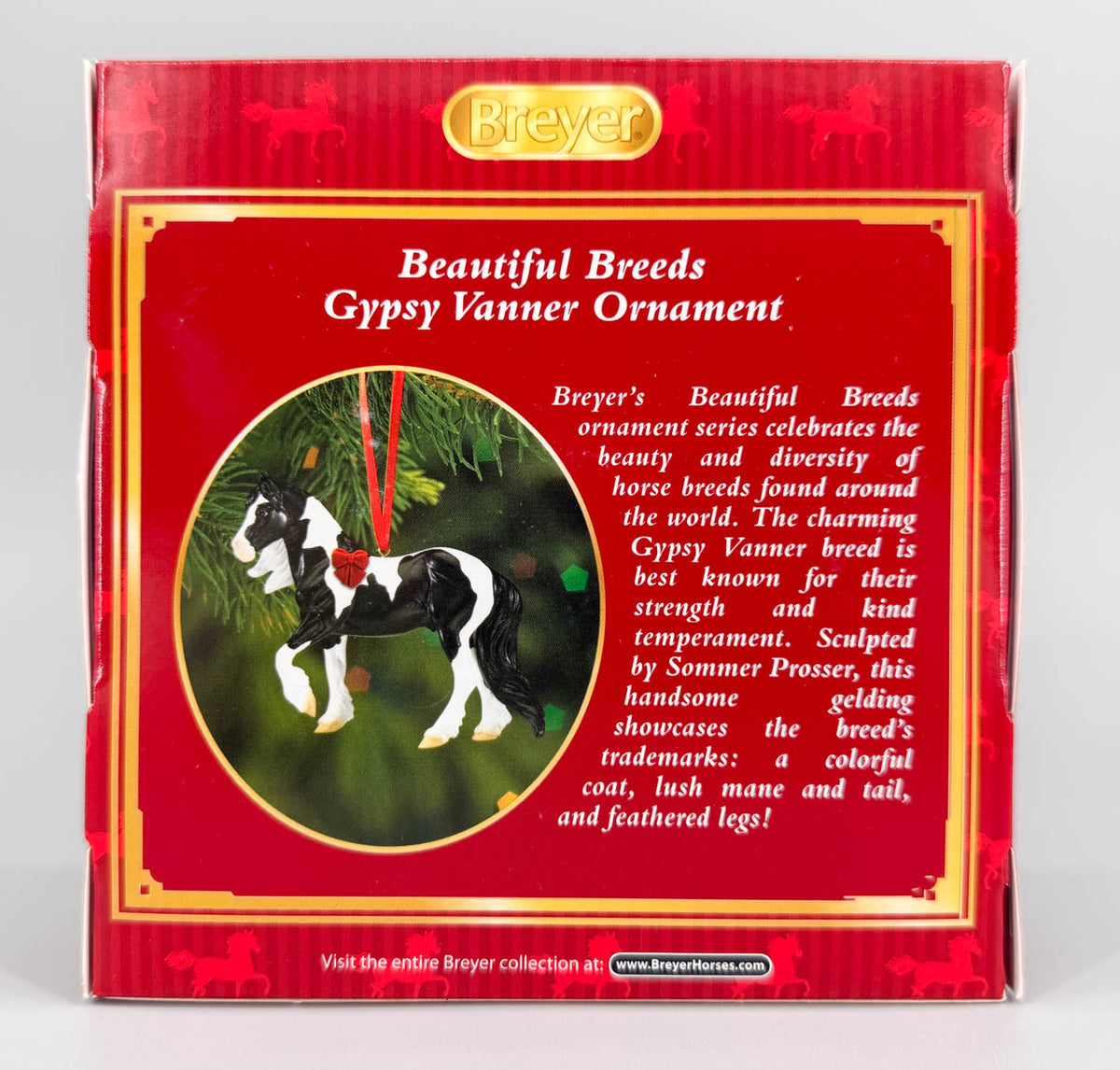 2016 Holiday Beautiful Breeds Christmas Ornament, Gypsy Vanner