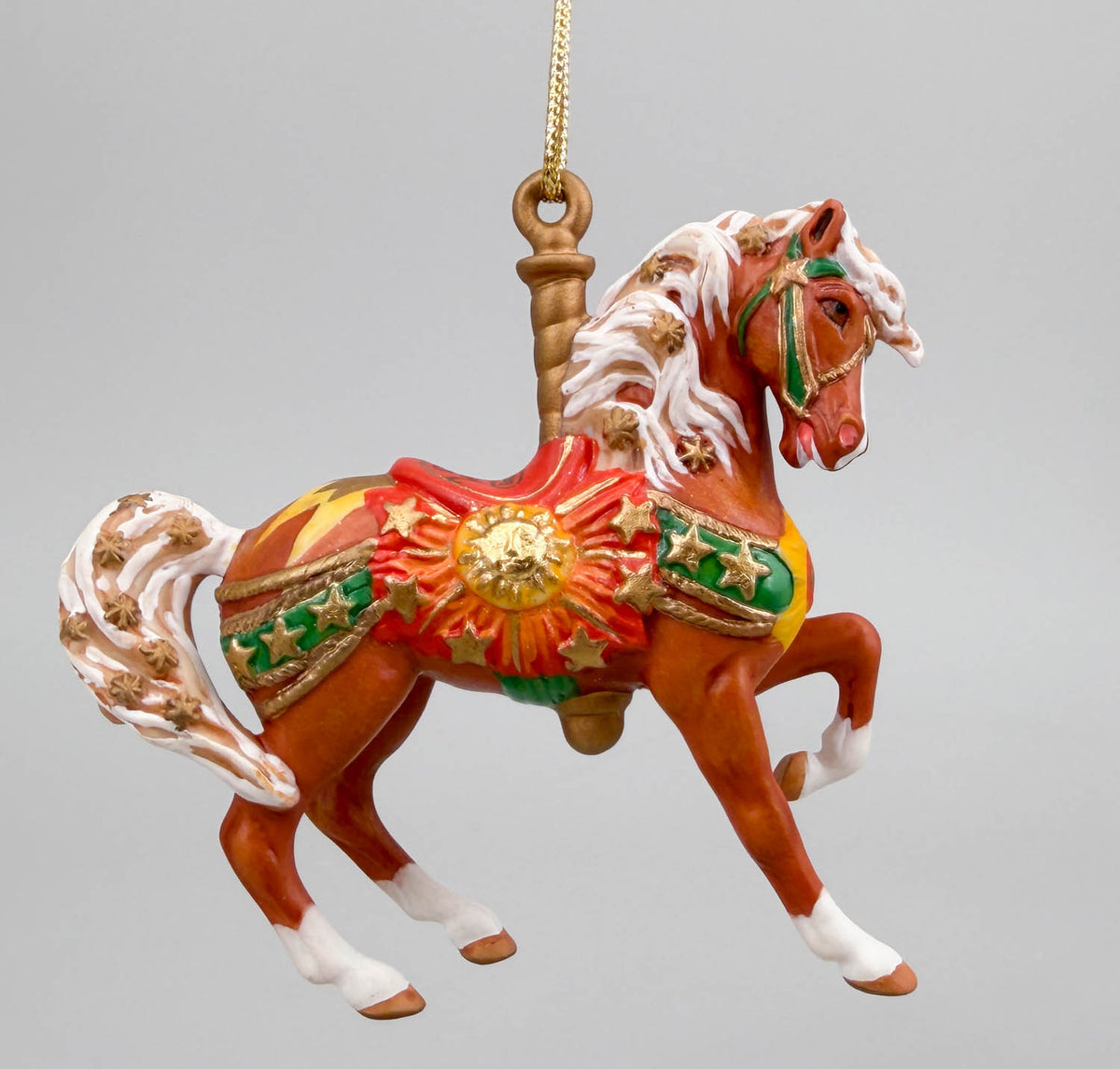 2001 Holiday Carousel Ornament - Sun & Stars Palomino