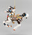 2004 Holiday Carousel Ornament ~ Painted Pony - PORCELAIN