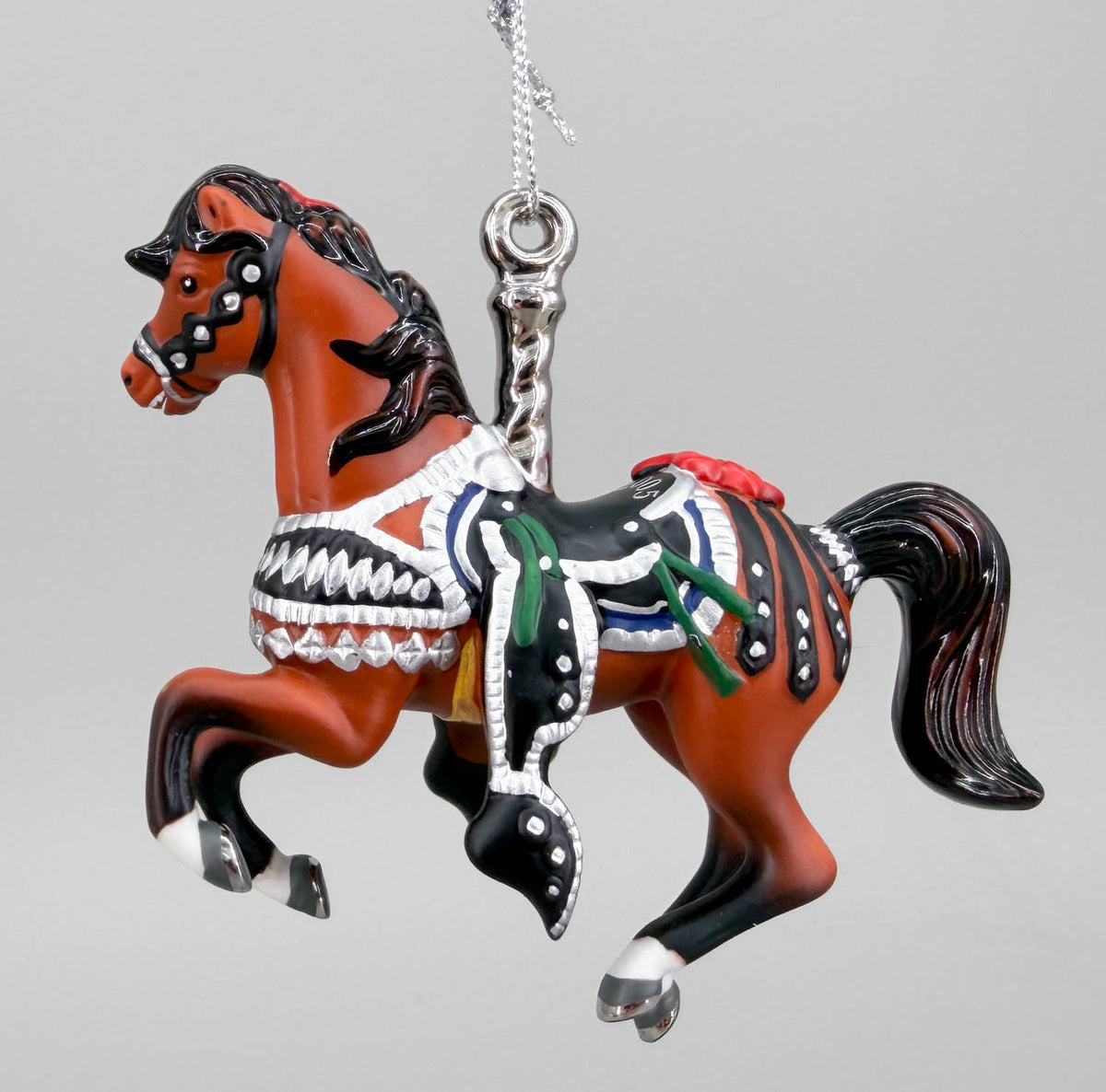 2005 Holiday Carousel Ornament ~ Prancing Parade - PORCELAIN