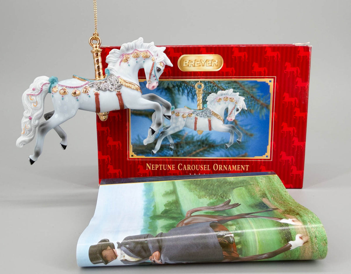 2006 Holiday Carousel Ornament ~ Neptune - PORCELAIN