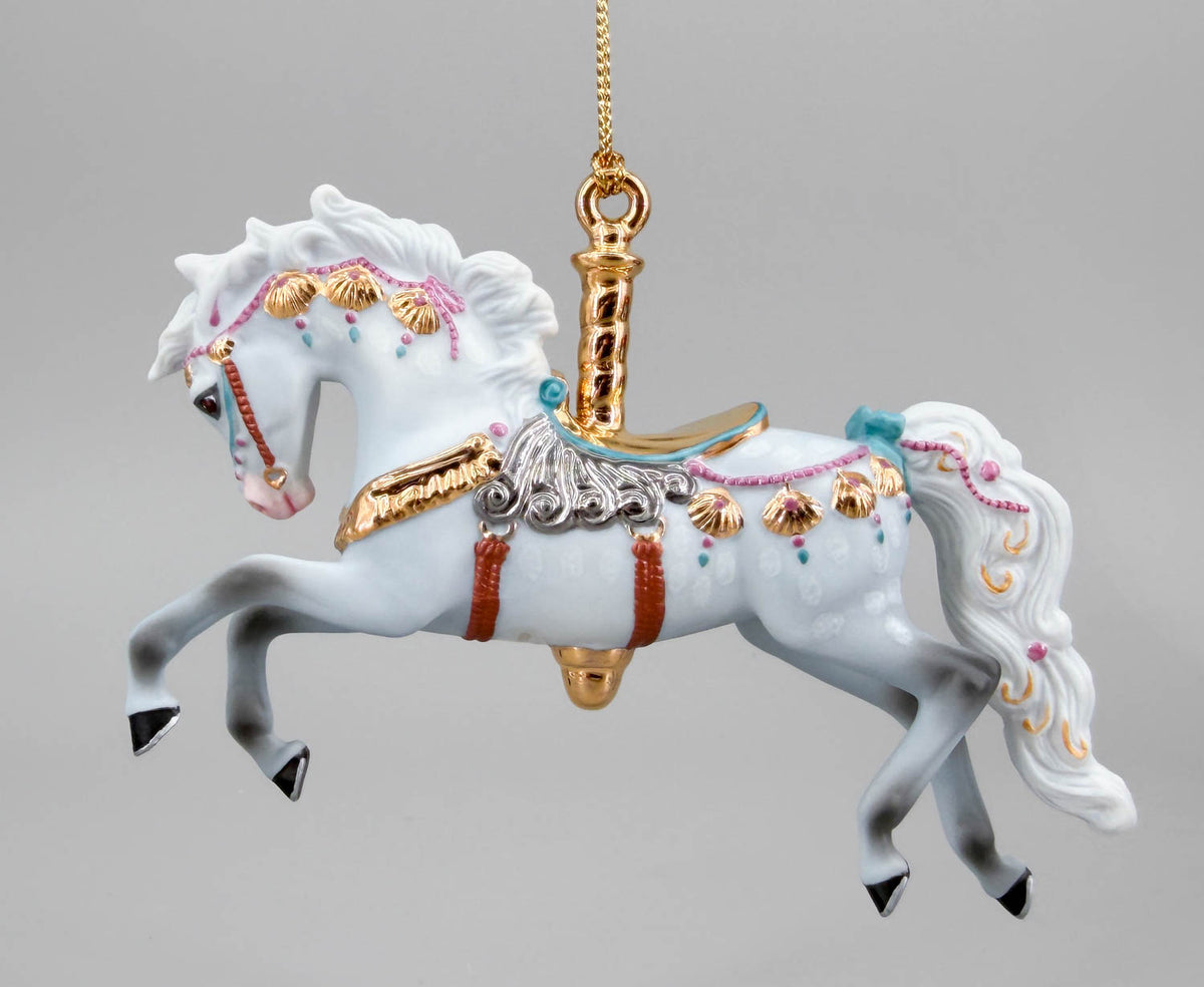 2006 Holiday Carousel Ornament ~ Neptune - PORCELAIN